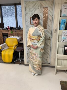 ヘアースペース 練馬店(hair space COCO) 訪問着着付け、和装ヘアーセット