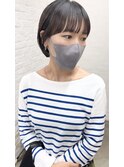 kos二子玉川/切りっぱなしボブ/エアリーロング /ピンクブラウン