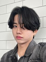 フリーラ 表参道(freera) 韓国風ヘアセンター分け毛流れパーマシースルーマッシュショート