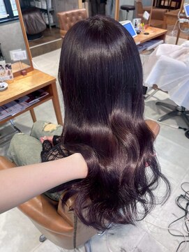 アンククロス 表参道(ANKH CROSS) エクステ/パープルブラウン/艶髪