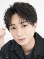 オーシャントーキョー 心斎橋(OCEAN TOKYO WEST)&nbsp;シースルーセンターパートツーブロックラウンドマッシュウルフ