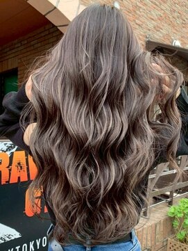 オニキス 原宿(ONYX) r77 白髪白髪ぼかしハイライトバレイヤージュ50代ミディアム