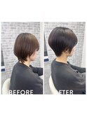 ツヤ髪ショート