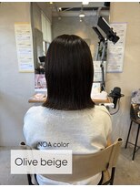 ティーズピーク(ty s peak)&nbsp;【cut+color＋treatment】  iNOA color × オリーブブラウン