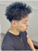 メンズ大宮アクティブショート短髪スパイキーショート学割U24