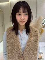 マイル 渋谷(mile)&nbsp;ボルドーカラー / レイヤーカット