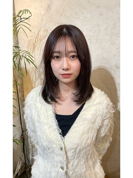 ラヌゴ(lanugo) 柔らかブラウン×韓国風くびれミディ