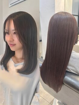 ファイブ ノーヴル カラット(5 Noble ct.)の写真/透明感と艶感にこだわったカラーで、ナチュラルからハイトーンまで柔らかく垢抜けた印象に☆