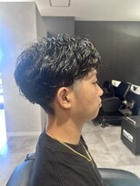 ルシード(LUCIDO STYLE JAPAN)&nbsp;刈り上げマッシュ × 平巻きパーマ