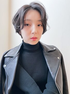 ロロン 代々木八幡(LORONG) ハンサムショート　黒髪