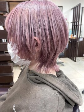 シファ(sifa) くすみピンク×ウルフカット