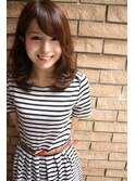 tuuli☆30代40代ペールベージュ切りっぱなしミディアム　240