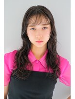 ガリカ 渋谷(Gallica)&nbsp;くびれヘア×抜け感　大人可愛い2wayバング