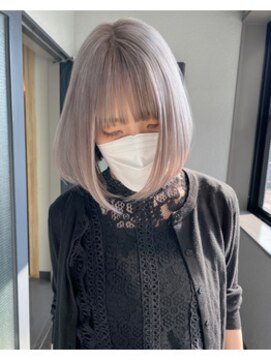 グリンバイアルティナ 八王子店(Grin by artina) パールグレー_寒色系カラー_シアーグレージュ