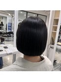 【赤み消す】オリーブグレージュ×お顔周りカットサイドバング