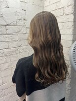 アジールヘア 所沢プロペ通り店(agir hair)&nbsp;ミルクティブロンズカラー所沢狭山小手指ブリーチカラー