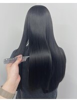 シュク 高円寺(SYUK)&nbsp;kanna【高円寺中野】ダメージレス/縮毛矯正/ブルーブラック