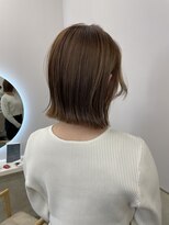 サンド 鹿児島中央(sand)&nbsp;@ayumi_sand ボブ　ヘイリーボブ　まろベージュ