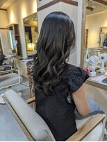 ヘアリゾート粋 ウナム 新宿東口店(enam)&nbsp;艶髪カラー/ダークブラウン/セミロング