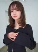 大人ナチュラル×ハッシュカット
