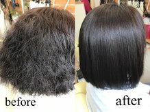 カットルームエヌ(N)の雰囲気（一人ひとりに合わせた施術で自然なストレートヘアに。）