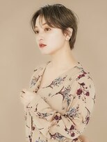 エンタク 新宿(enntaku)&nbsp;マロンベージュ/Aラインボブ/かきあげ/インナーカラー[新宿駅]