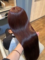 ユイト(uit)&nbsp;《　ブリーチ無しワインレッドカラー　》