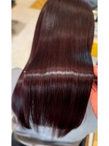 エンター 天神店(ENTER)&nbsp;髪質改善/ブラウンレッド/うる艶/ENTER 天神店