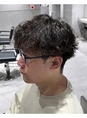 【波巻きスパイラル】マッシュ/メンズパーマ/メンズカット/池袋