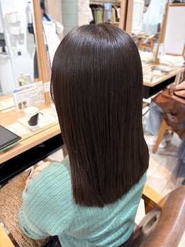 プラグ バイ ネオリーブ(plug by neolive) チェリーブラウン×髪質改善[髪質改善/縮毛矯正/韓国]A