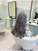 ミルクティーグレージュ×ロング