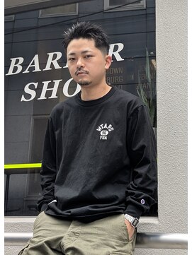 クフィア メンズヘアー カンポ 天王寺店(CUFFIA MEN'SHAIR CAMPO) スペインカールブルーブラックフェザーパーマツイストスパイラル