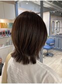 艶髪外はねボブウルフ赤羽美容室