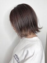 ウェイク ヘアー メイク(wake hair make)&nbsp;20代30代40代アッシュグレージュナチュラルボブ切りっぱなし
