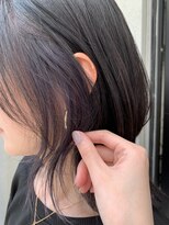 ディジョン(Dijon)&nbsp;韓国顔まわりレイヤーカットグレージュオリーブベージュブラウン