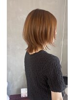 アドール(ADOLLE)&nbsp;肩上レイヤースタイル×アプリコットべージュ