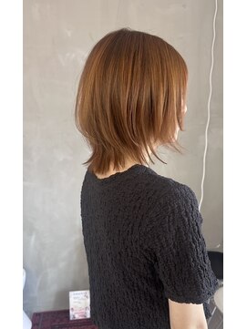 アドール(ADOLLE) 肩上レイヤースタイル×アプリコットべージュ