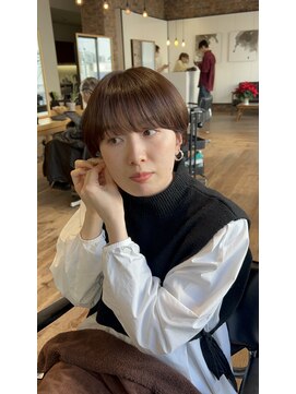 ホヌン 茅ヶ崎(Honnun) 大人ショート×丸みマッシュ/茅ヶ崎