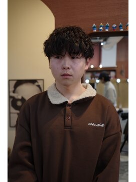 エディ(Edy) メンズマッシュ波巻きパーマニュアンスパーマケアパーマ