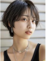 レア 新越谷(LEA)&nbsp;切りっぱなしボブエアリーロング美髪ピンクブラウン
