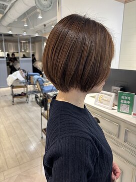 シェノン 赤羽店(CHAINON) 髪質改善ストレート乾かしただけでまとまるショートヘア赤羽