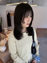 ヒンク 大阪 野田(the hinc)&nbsp;オリーブカラーとlayer cut