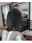 エアタッチバレイヤージュ　外ハネボブ　裾カラー　指名のみ可