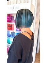 ヘアショップエヌアンドエー 久喜店(hairshop N&A)&nbsp;丸みと毛流れで魅せるナチュラルなすっきりショートボブ