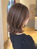 【ミディアムヘア】似合わせカット＋高濃度Tr