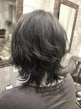 ニナル(Ninal) グレーアッシュ☆ウルフスタイル