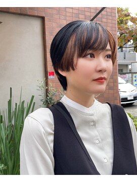 ヨナサン(Yona Saint) ブラック・イン・カッパーベージュ【フェイスフレーミング☆】