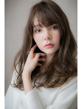 カバーヘアアンドスパ ブリス 浦和(COVER HAIR&SPA bliss) ダークグレージュ外国人風抜け感小顔大人巻きY浦和20代30代40代