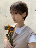 大人可愛い丸みショートボブ