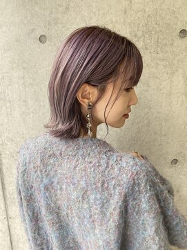 ロンド パルティール 大宮(Lond partir) ハイトーンカラーきりっぱなしボブ